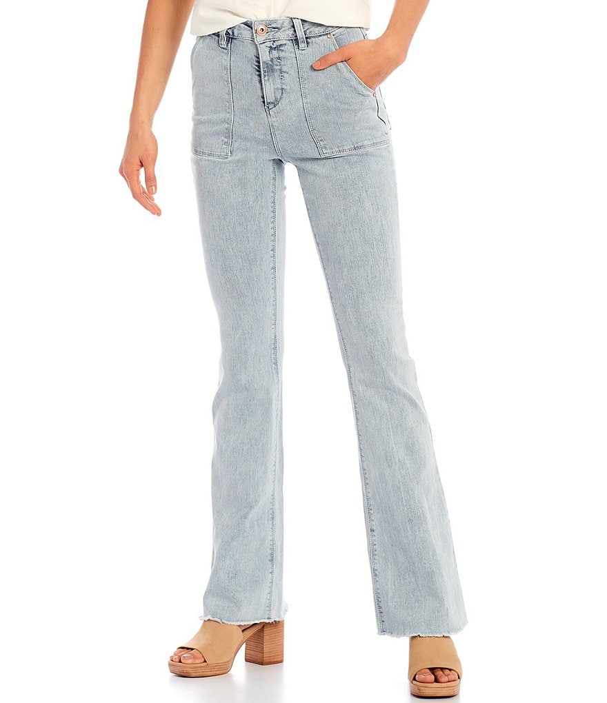 A Loves A Bootcut Mid Rise Stretch Denim Jeans