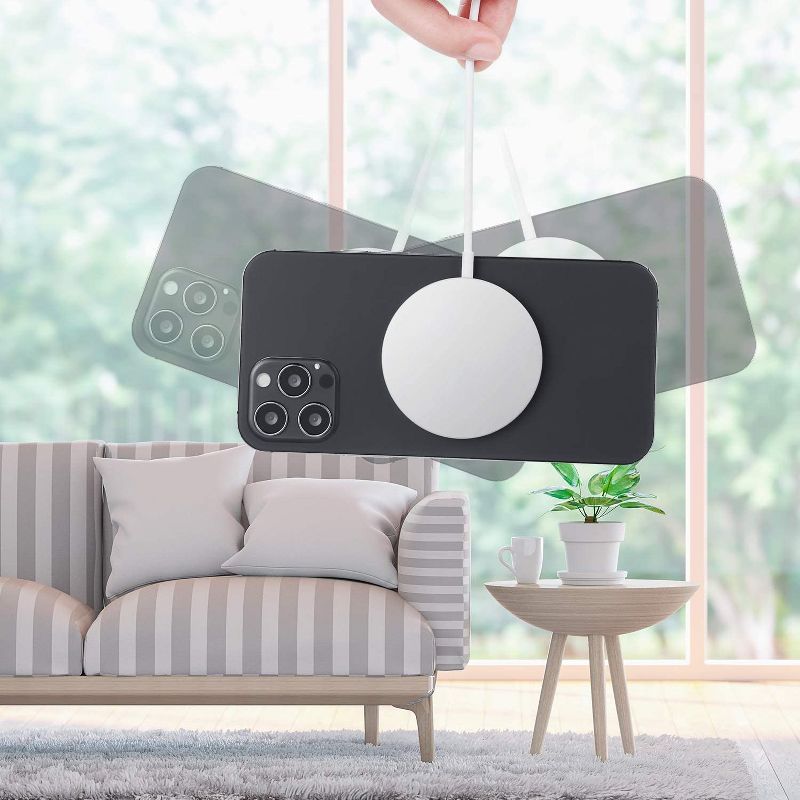 Wasserstein MagSafe Fast Wireless Charger Pad with 20W Quick Charge Power Adapter for iPhone 12, 12 Mini, 12 Pro, 12 Pro Max (White)