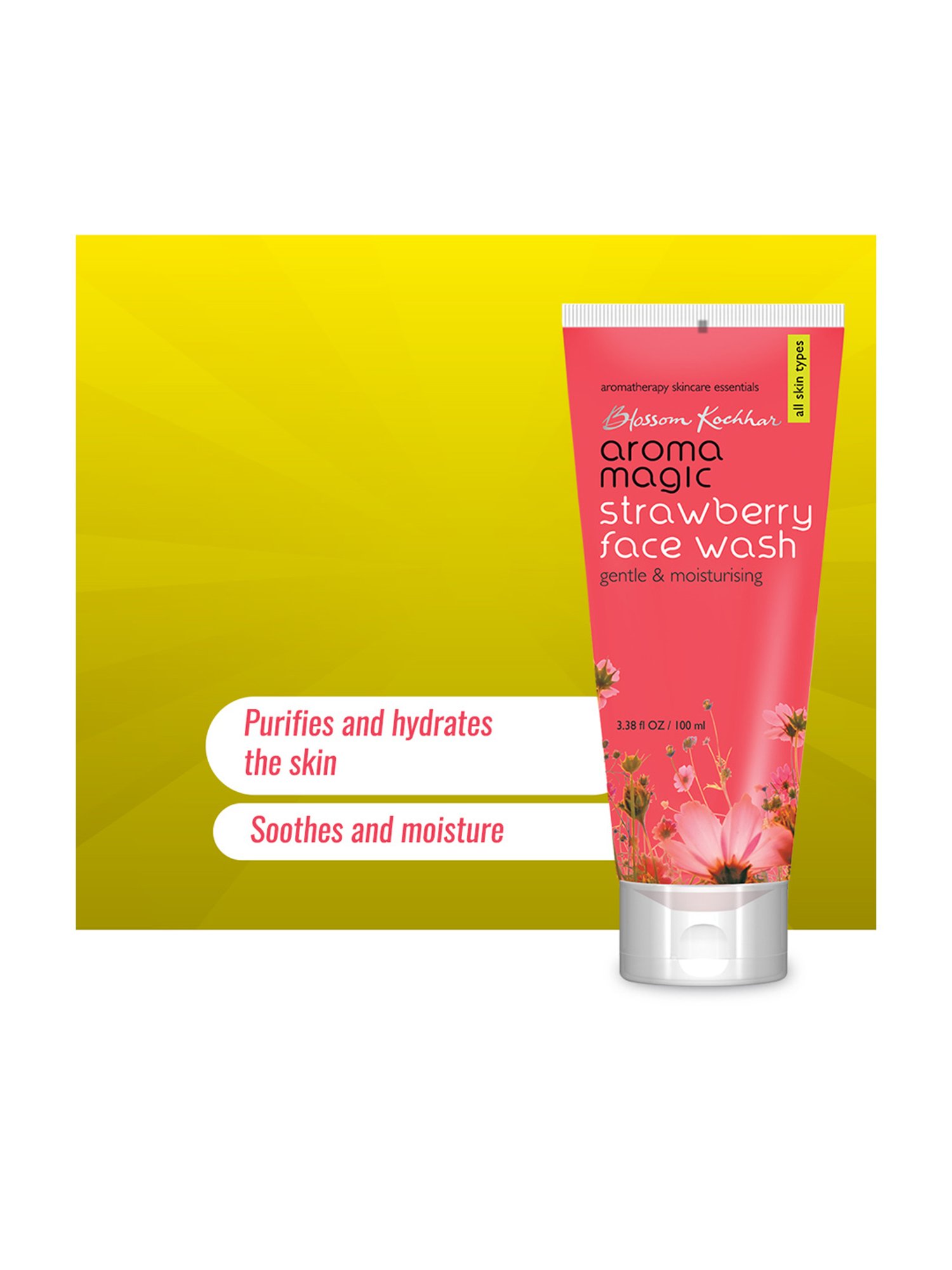 Aroma Magic Strawberry Face Wash - 100 ml