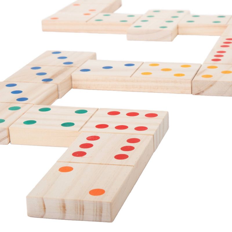 Hey! Play! Giant Wooden Dominoes Set