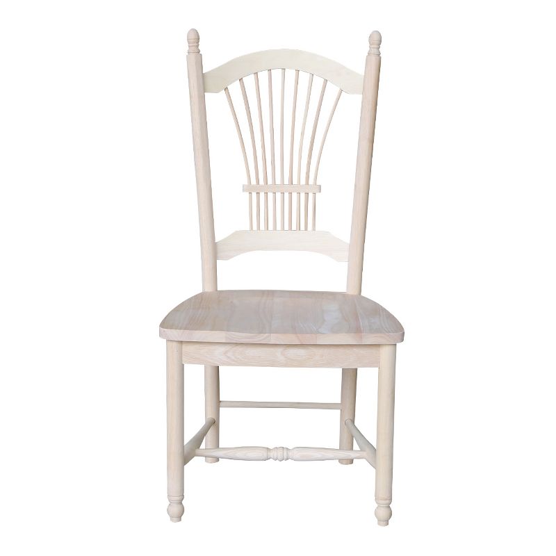 Set Of 2 Sheafback Chair Unfinished - International Concepts