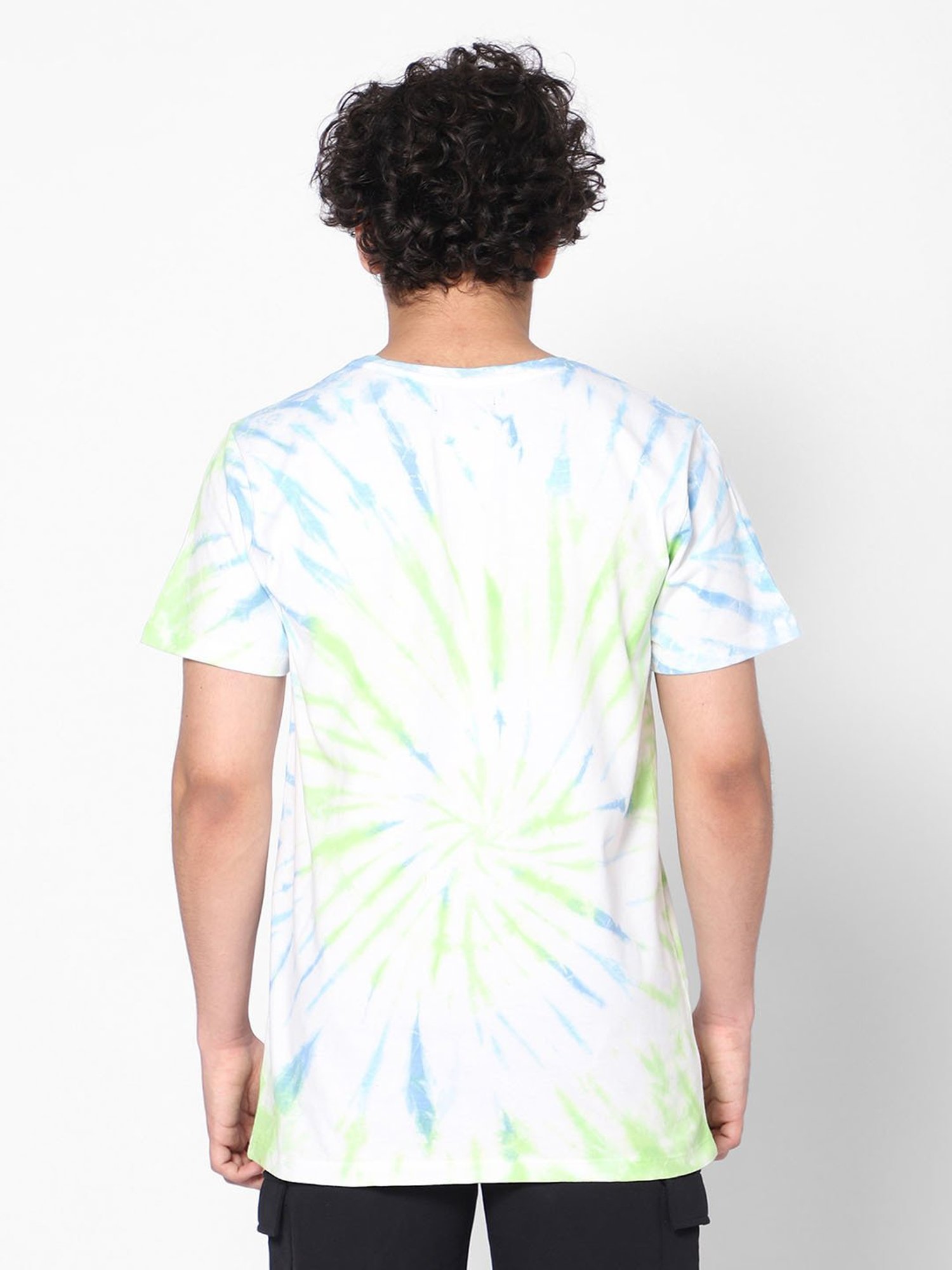 TeenTrums Boys White Tie & Dye T-Shirt