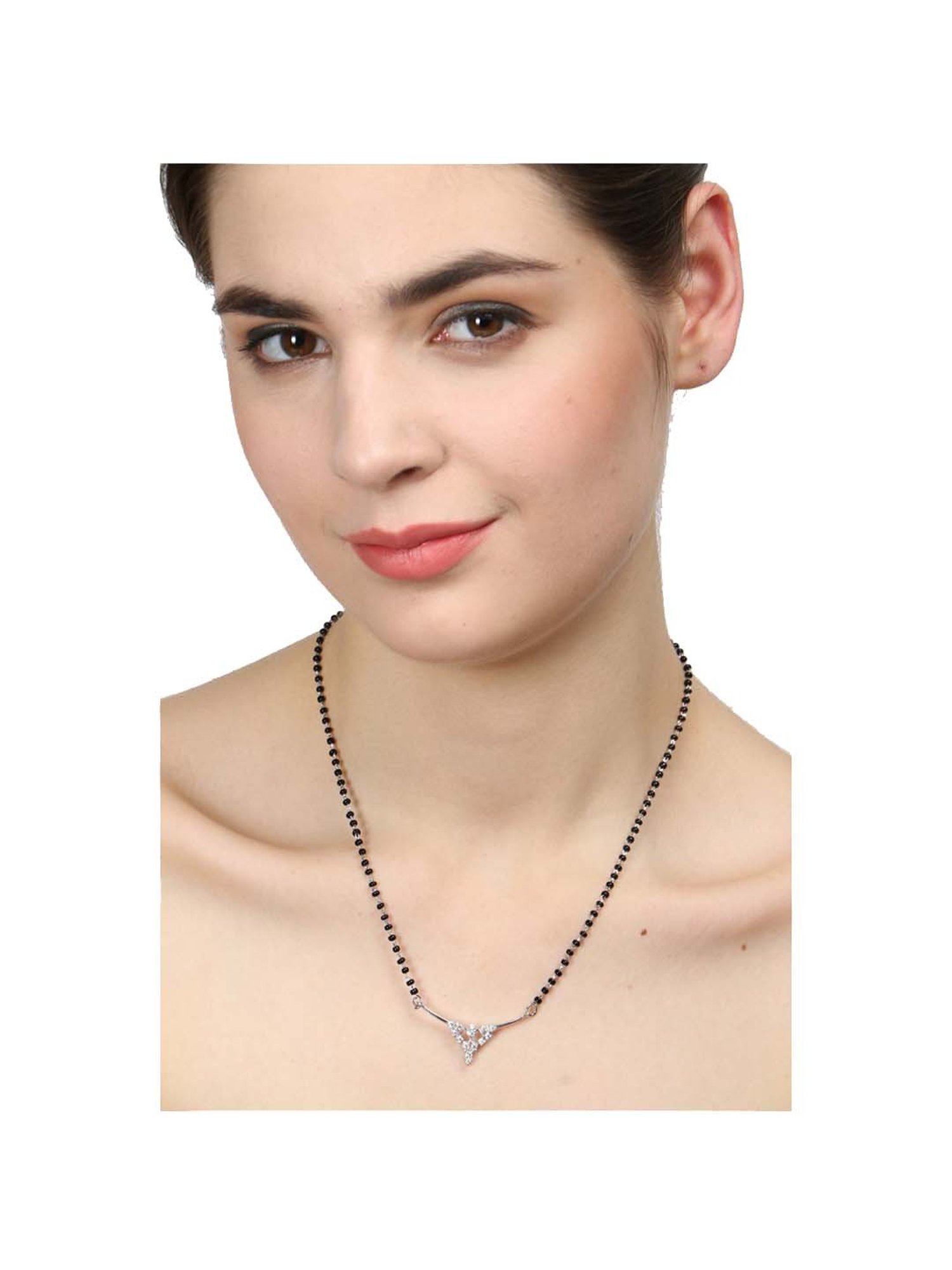 Clara 92.5 Sterling Silver Mangalsutra