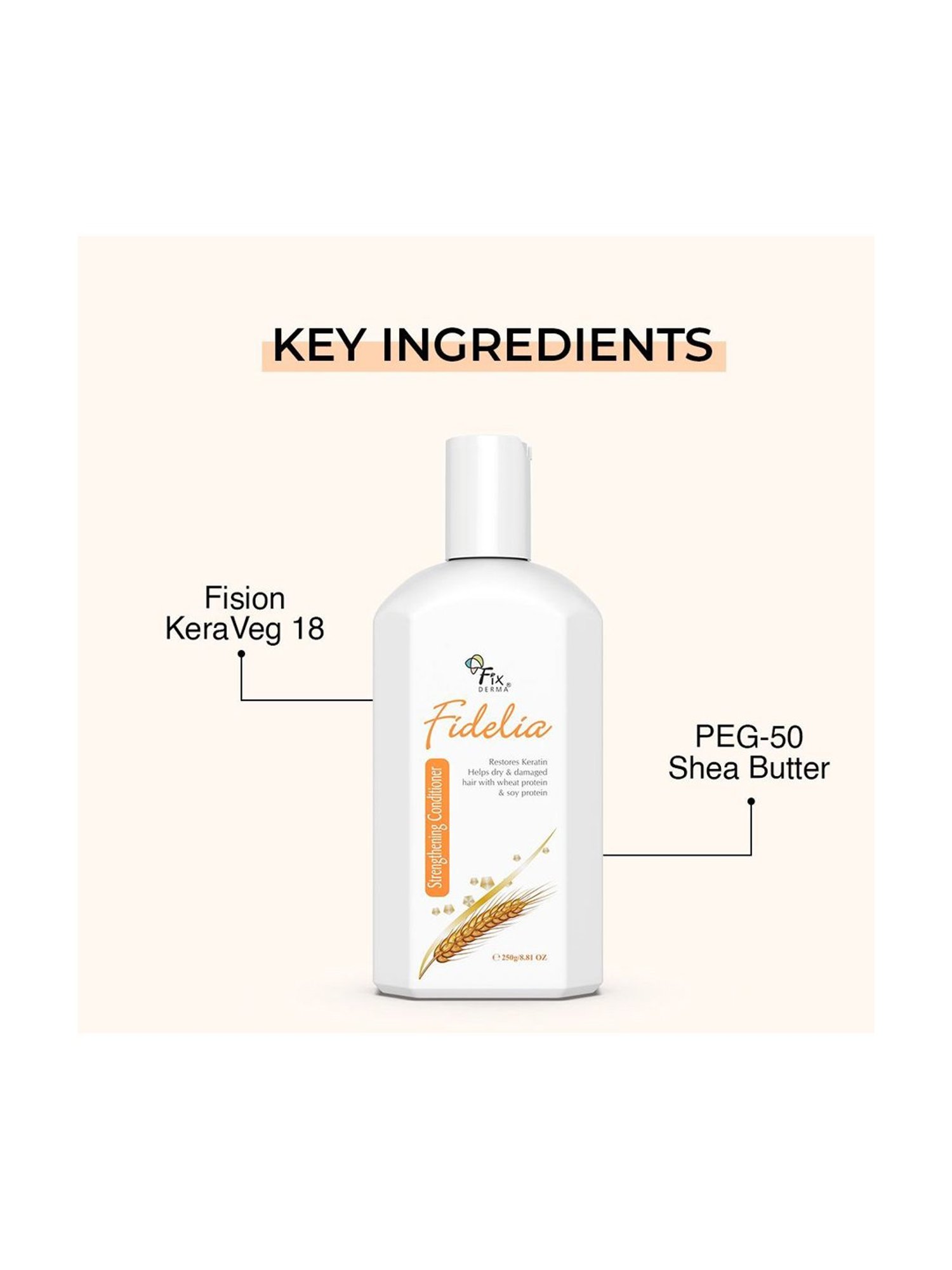 Fixderma Fidelia Stregthening Conditioner - 250 gm