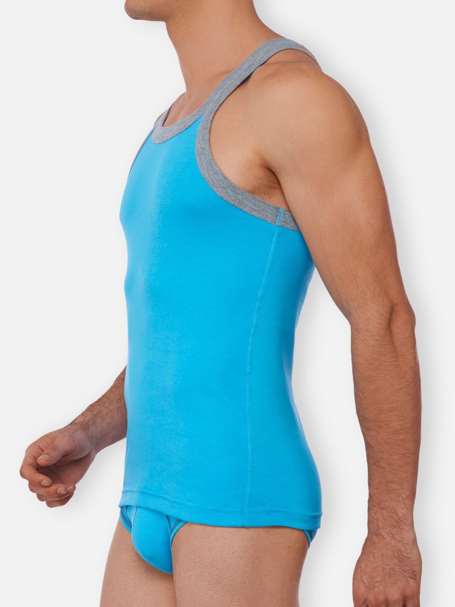 Zoiro Blue & Navy Regular Fit Vest - Pack Of 2