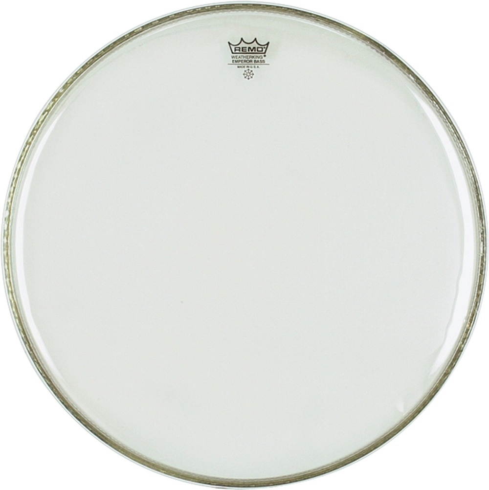 Remo Emperor Bass Drum Head, Clear, 20-inch Diameter BB1320-00 REMO