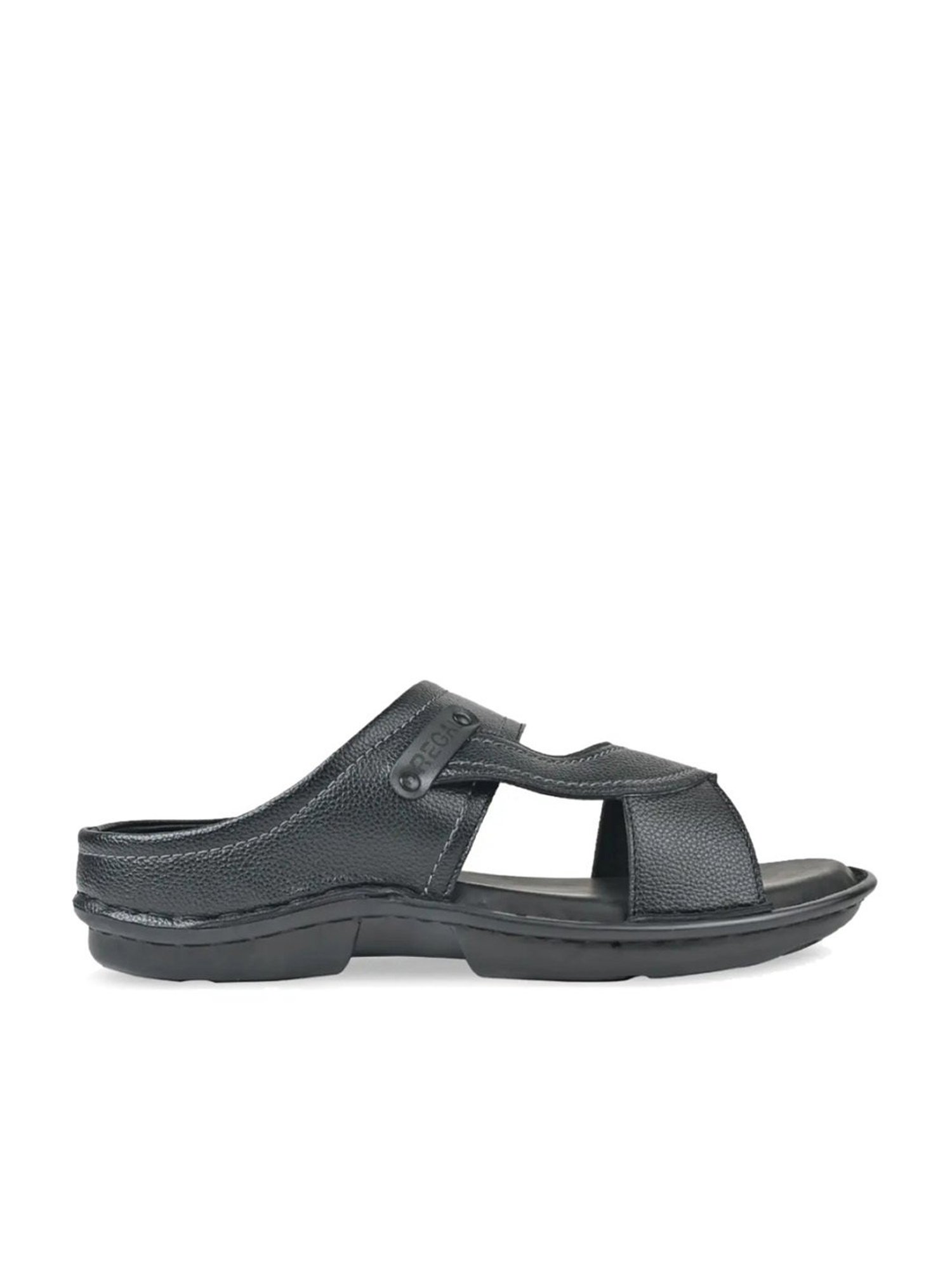 Regal Men's Black Casual Sandals