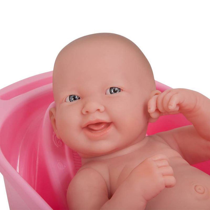 JC Toys La Newborn 14" Deluxe Bath Doll Set with Accessories