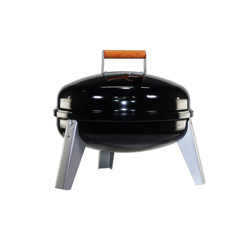 Americana The Wherever Grill - Dual-Fuel Electric and Charcoal Model 2130.4.111 - Black - Meco