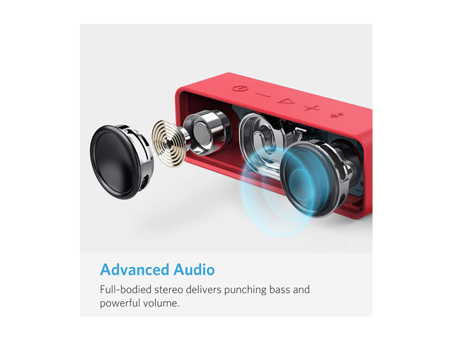 Anker Soundcore Bluetooth Portable Speaker with Low Harmonic Distortion and Superior Sound