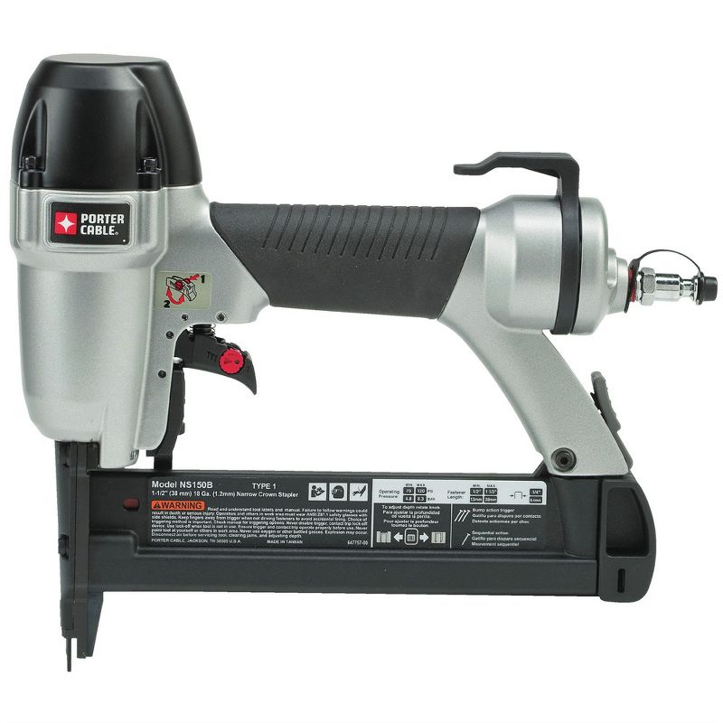 Porter-Cable NS150BR 18 Gauge 1/4 in. Crown 1-1/2 in. Narrow Crown Stapler Kit
