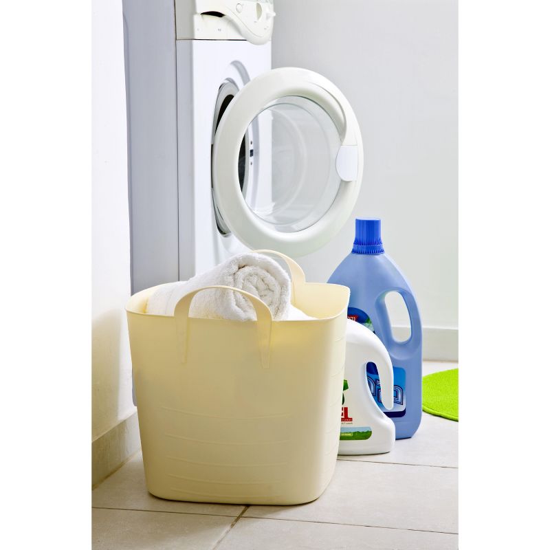 Homz 64 Quart Secured Seal Latch Extra Large Single Clear Stackable Storage Container Tote with Blue Lid for Home, Garage, or Basement (2 Pack)