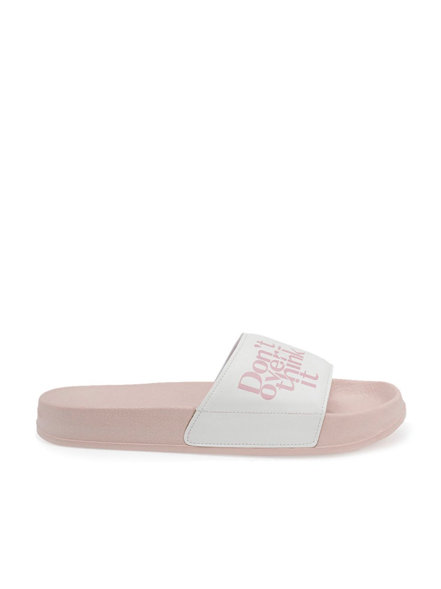 Red Tape Women's White Slides