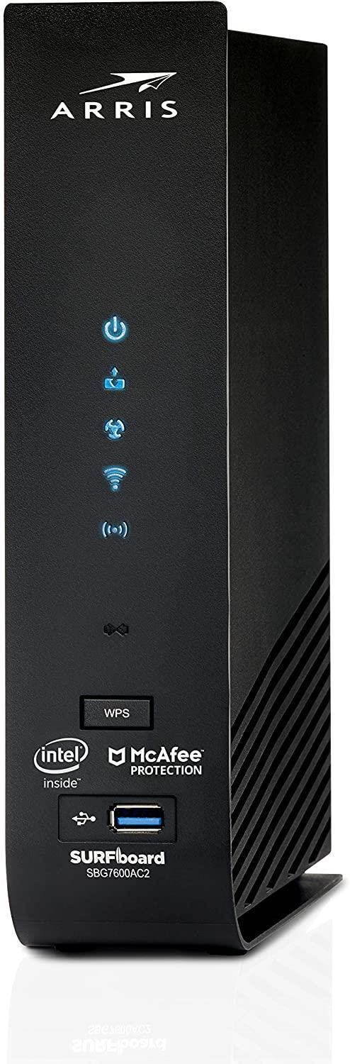 ARRIS SURFboard (32x8) Docsis 3.0 Cable Modem Plus AC2350 Dual Band Wi-Fi Router for Comcast Xfinity, Spectrum, Cox