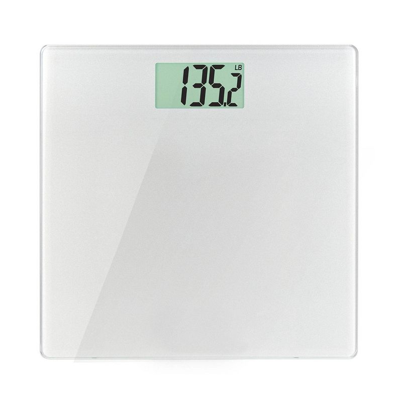 Glass Weight Tracking Scale White - Health-O-Meter