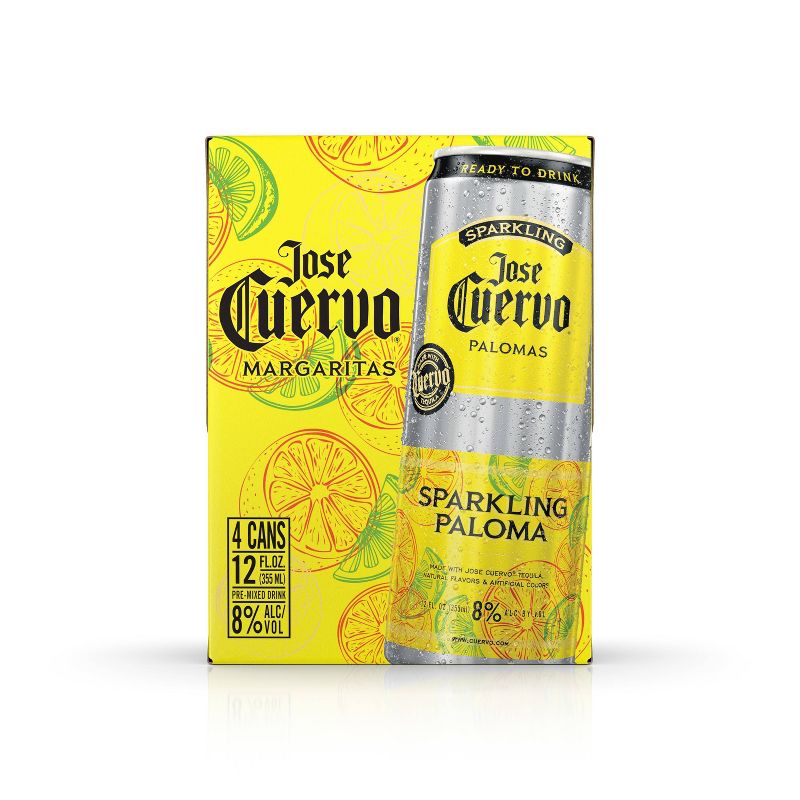 Jose Cuervo Sparkling Paloma Cocktail - 4pk/12 fl oz Cans