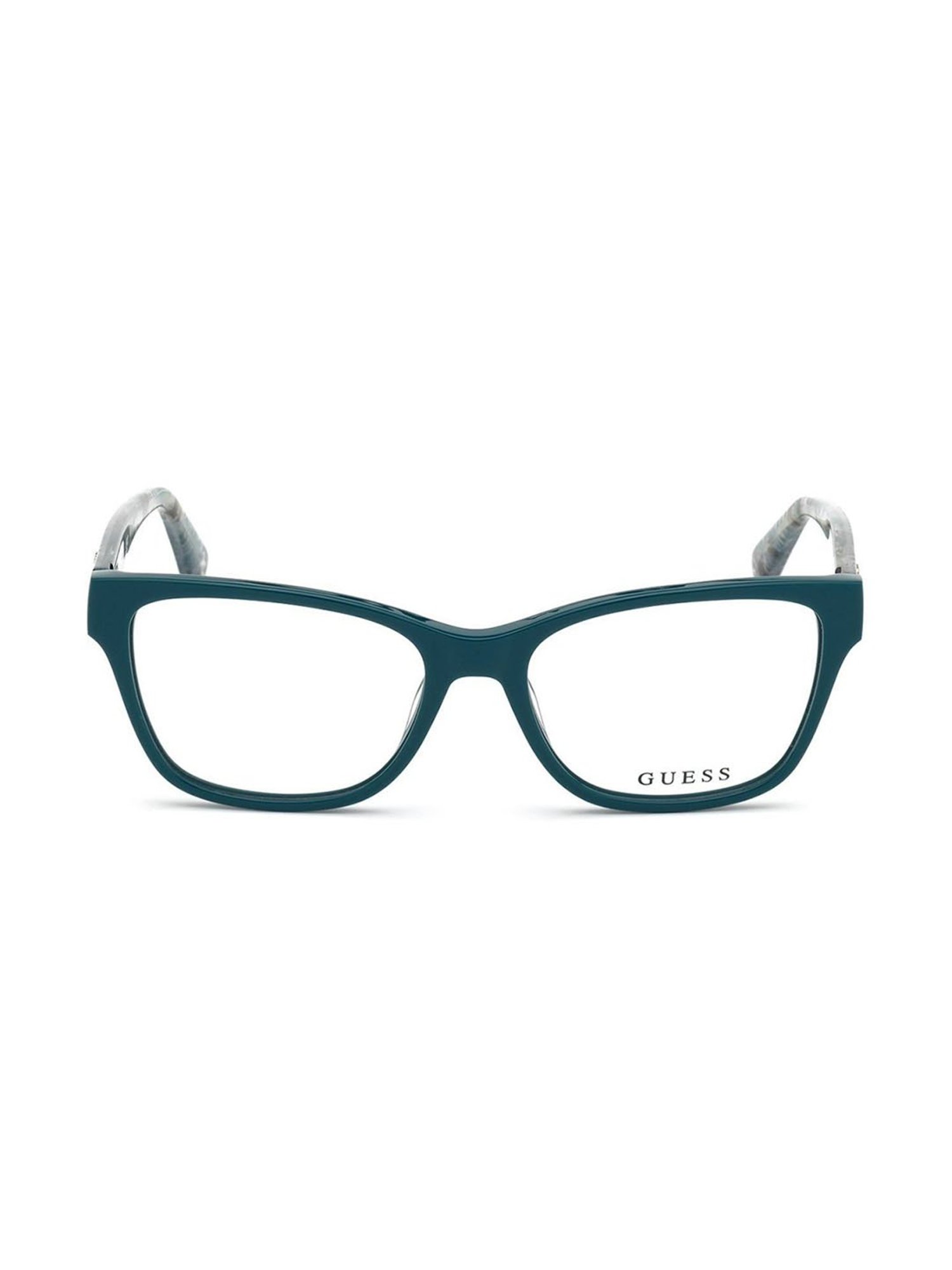 Guess Green Wayfarer Eye Frames for Women