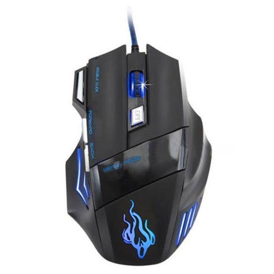 5* 3200 DPI 7 Button LED Optical USB Wired Gaming Mouse Mice computer mouse For Pro Gamer
