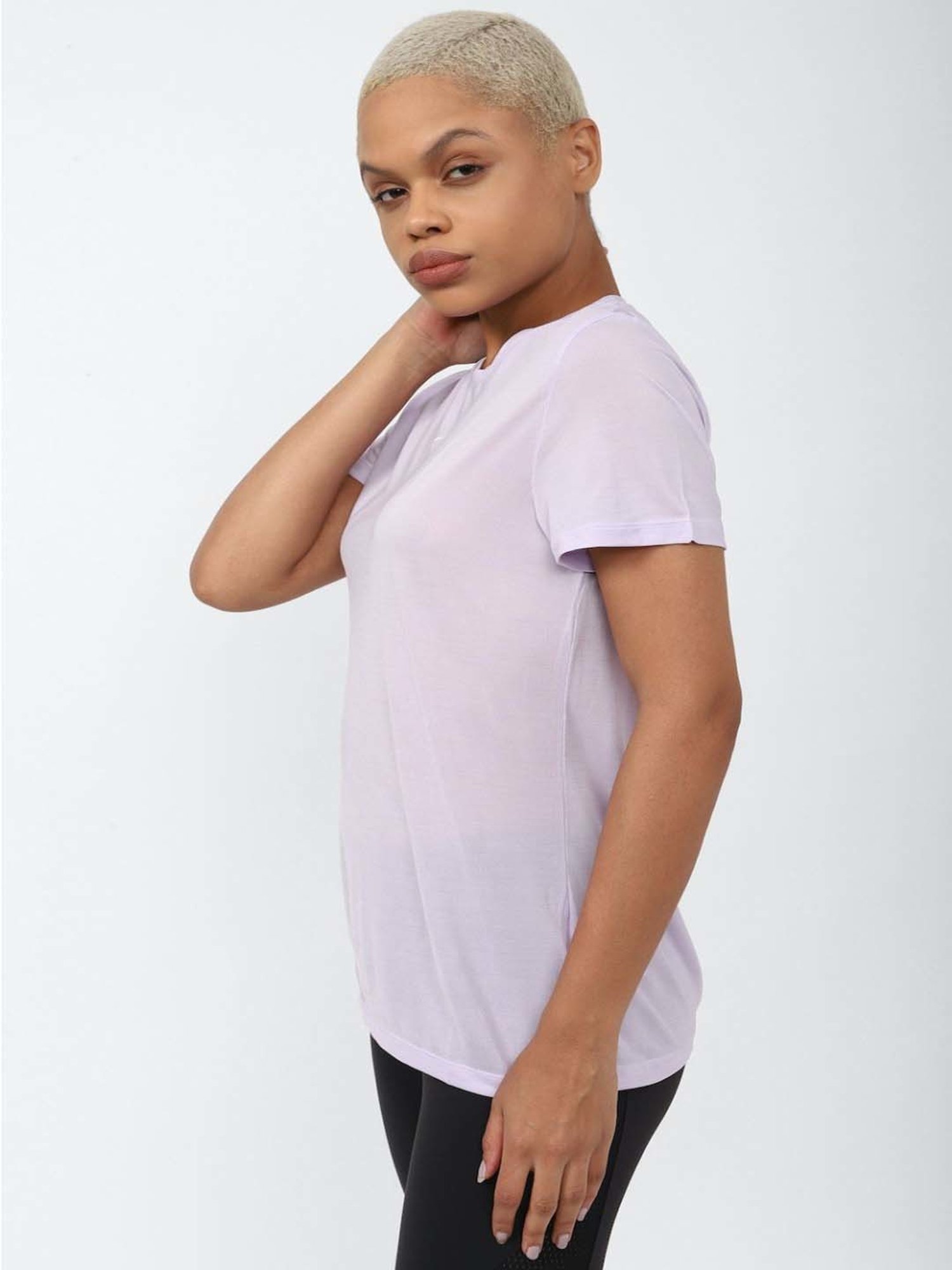 Reebok Lilac Regular Fit T-Shirt