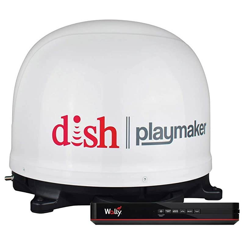 Company PL-7000R Dish Playmaker Portable Antenna , White