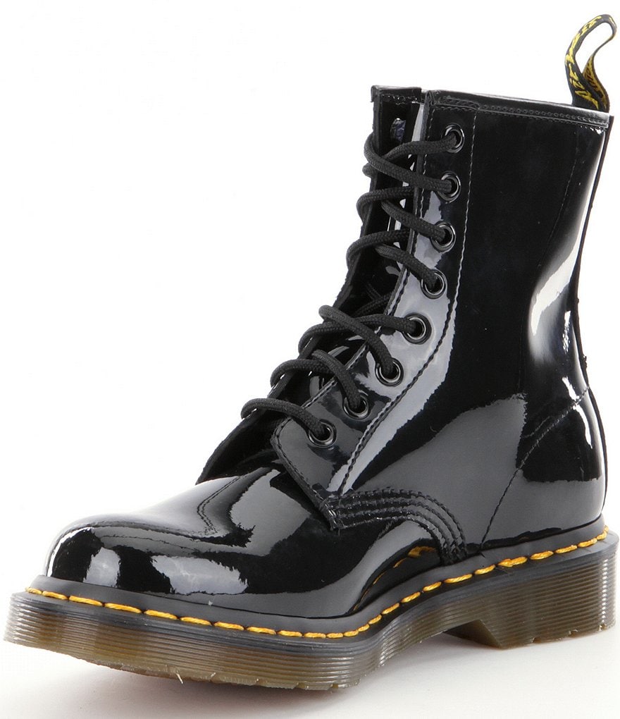 Dr. Martens Women's 1460 Patent Leather Combat Boots