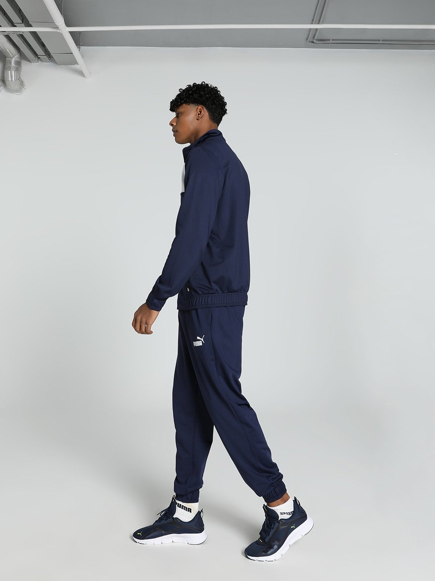 Vimal Jonney Light Mud Cotton Regular Fit Tracksuit