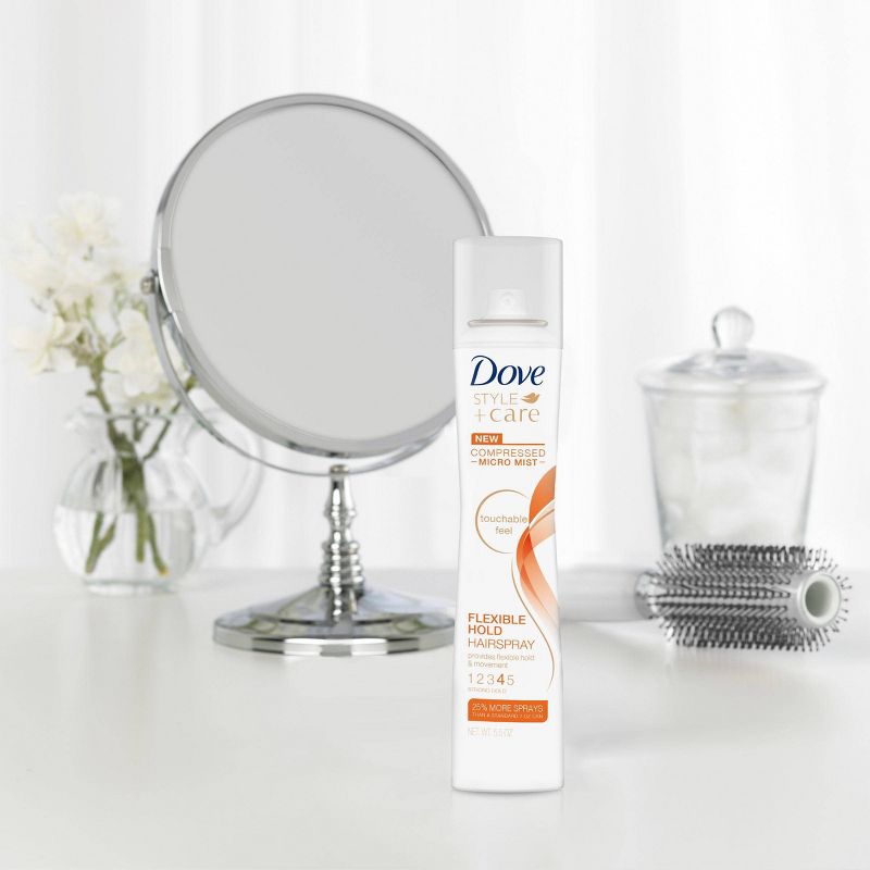 Dove Style + Care Compressed Micro Mist Flexible Hold Hairspray - 5.5oz