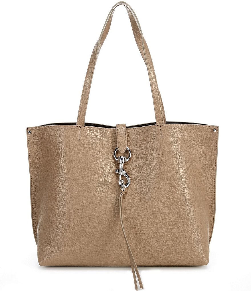 REBECCA MINKOFF Megan Leather Snap Tote Bag