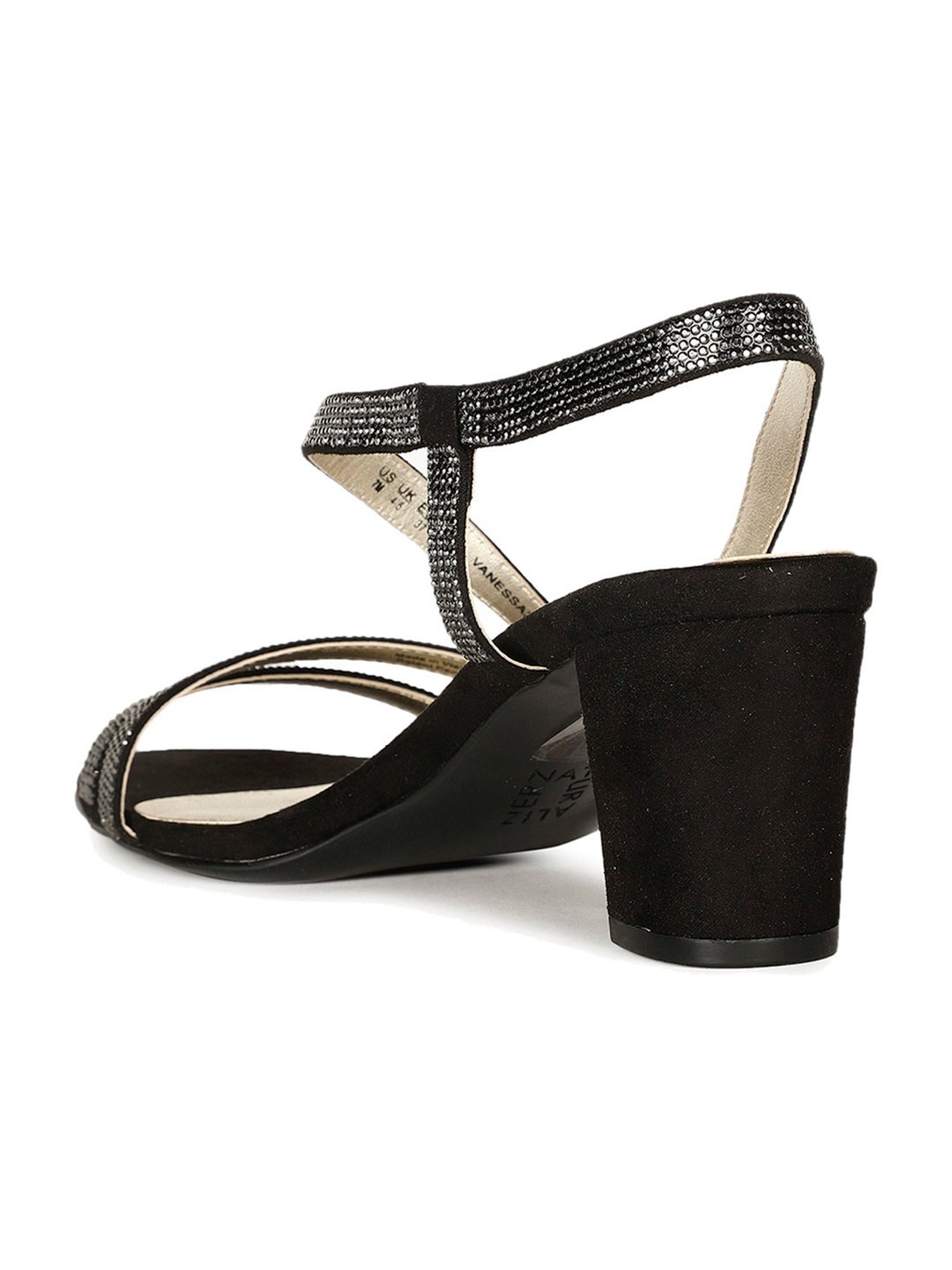 Naturalizer by Bata Women's VANESSA2 Black Sling Back Sandals