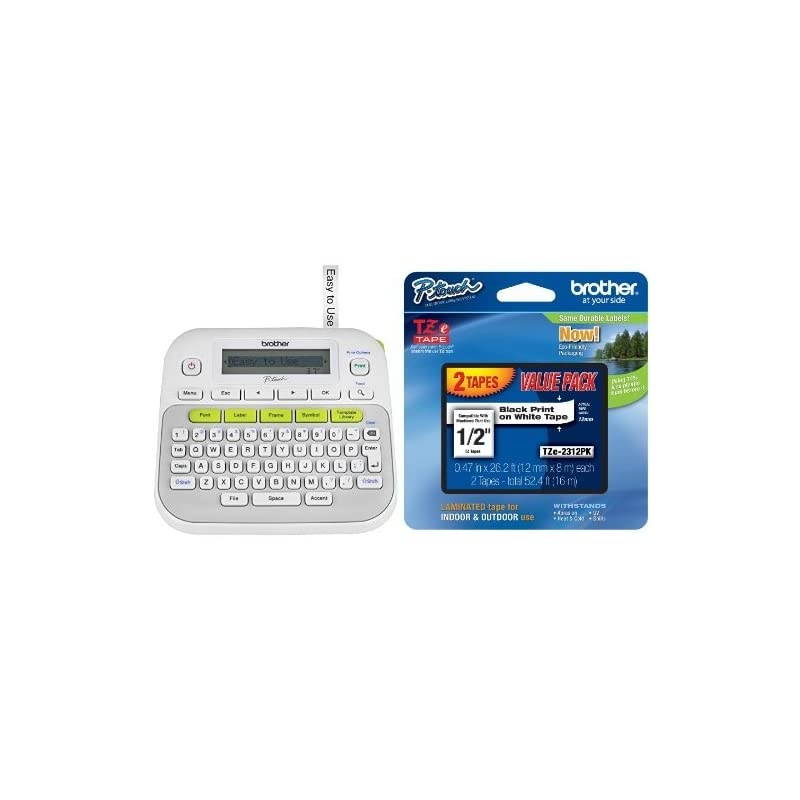 PTD210 with TZe2312PK Tape