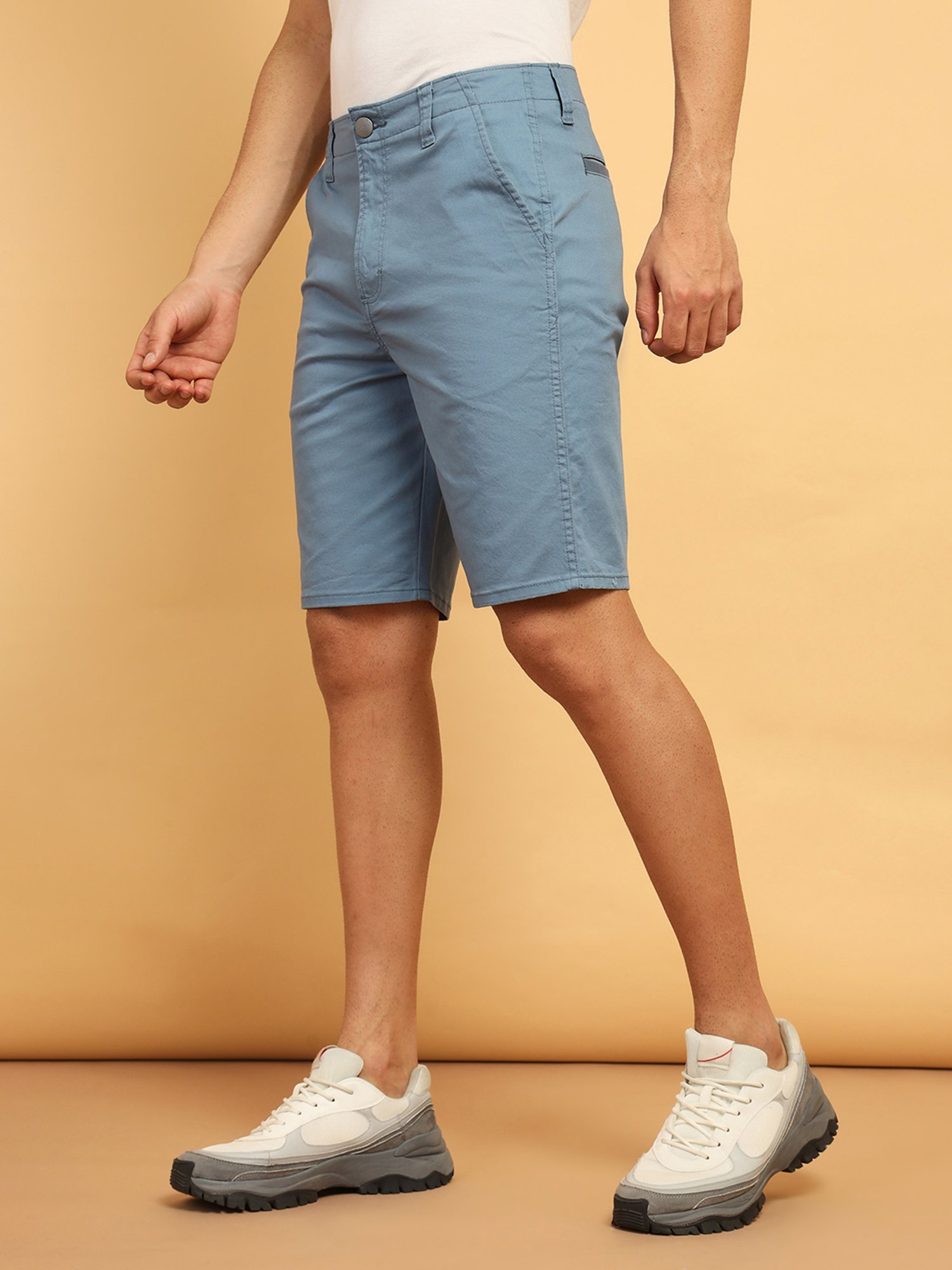 Wrangler Casey Jones Blue Regular Fit Chino Shorts