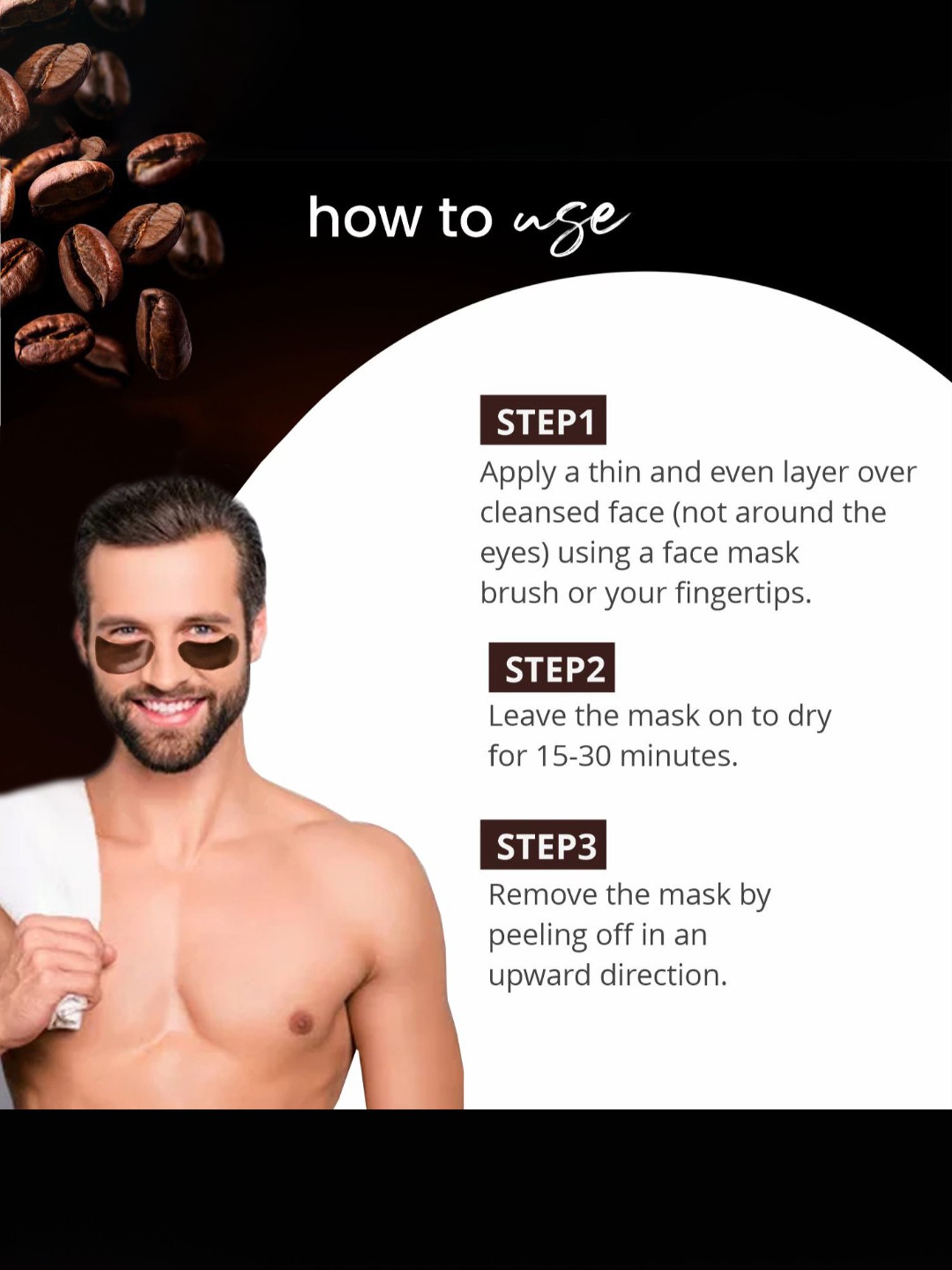 Globus Naturals Coffee Peel Off Mask - Pack of 5