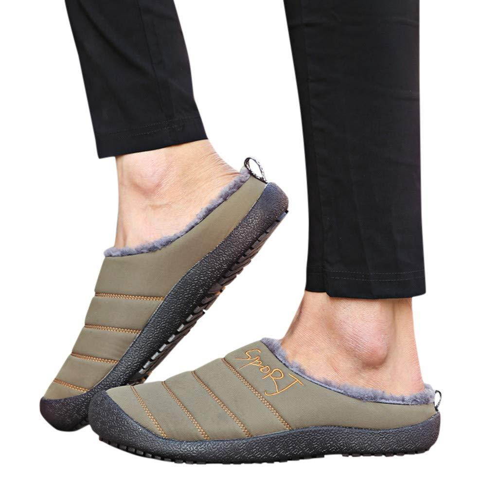 Shusuen Women's House Slippers Comfort Fuzzy Winter Home Shoes Slip On Indoor Outdoor Anti Slip Slippers