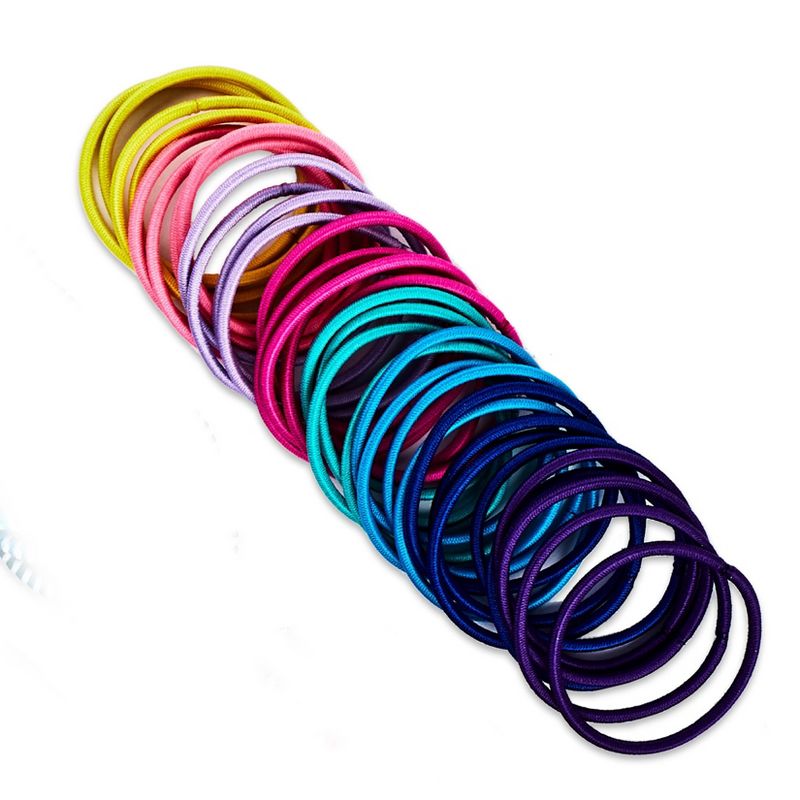 scunci Assorted Colors and Patterns Elastics - 60pk