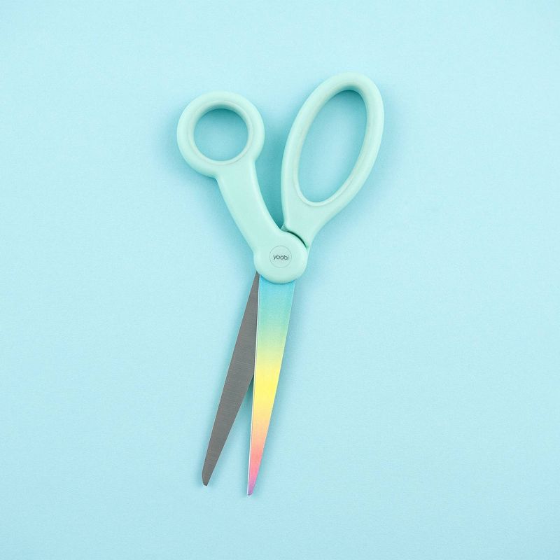 Adult Scissors - Mint with Ombre Blade - Yoobi™