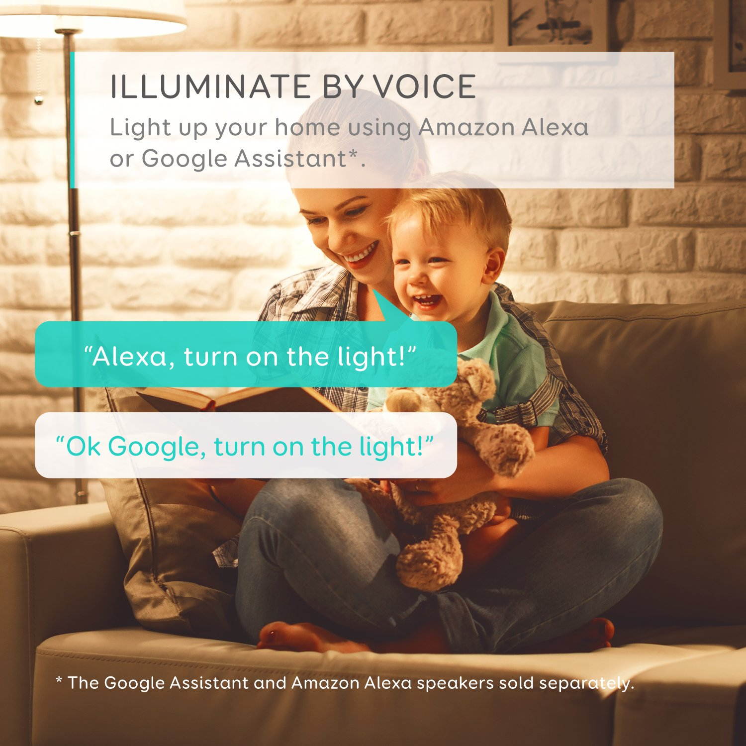 eufy Lumos Smart Bulb by Anker-Tunable White, Soft White to Daylight (2700K-6500K), 9W, Works with Amazon Alexa, No Hub Required, Wi-Fi, 60W Equivalent, Dimmable LED Light Bulb, A19, E26, (2-Pack)