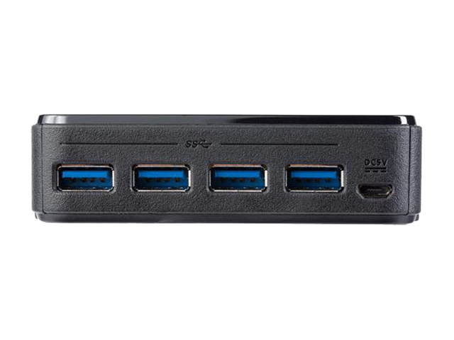StarTech HBS304A24A USB 3.0 Peripheral Sharing Switch - 4 USB 3.0 x 4 Computers - Mac / Windows / Linux - USB A/B Switch -  USB Switch
