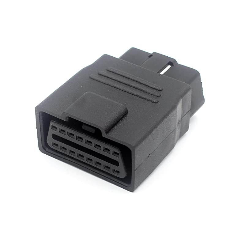 Full 16 Pin OBDII Male to Female Connector Adapter OBD2 Saver Tool for Car Repair Shop or Testing Institution
