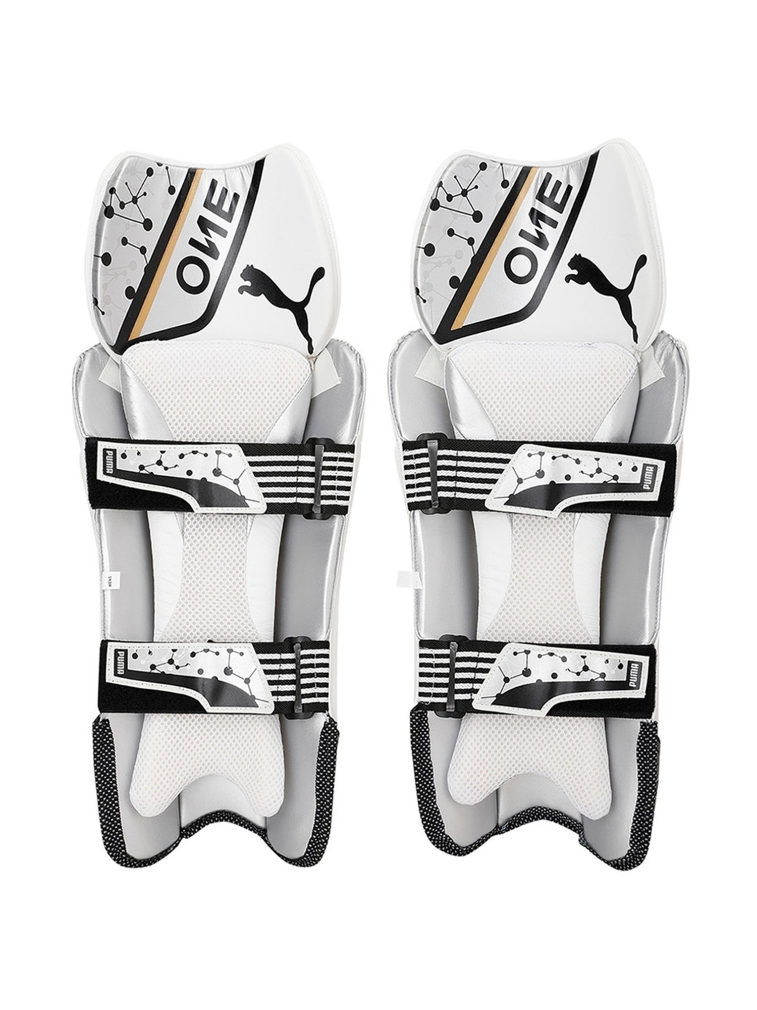 Puma ONE 20.1 Cricket Pad (White) - Size M