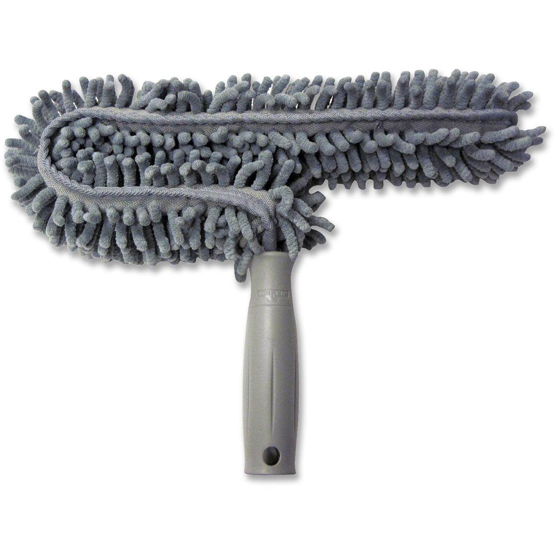 Unger Microfiber Fan Duster Machine Washable 5/CT Gray CEDUGCT