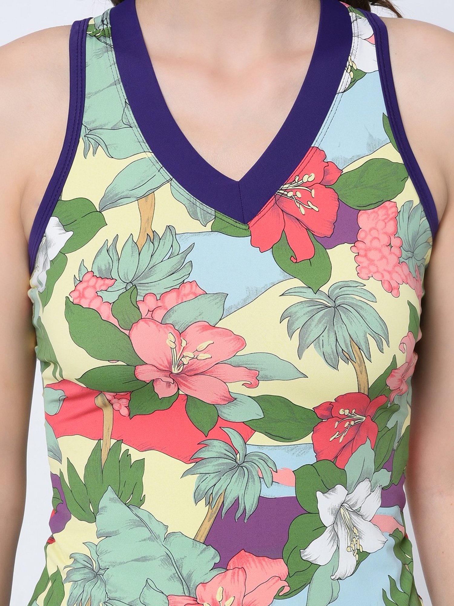 Da Intimo Multicolored Floral Print Swimwear Set