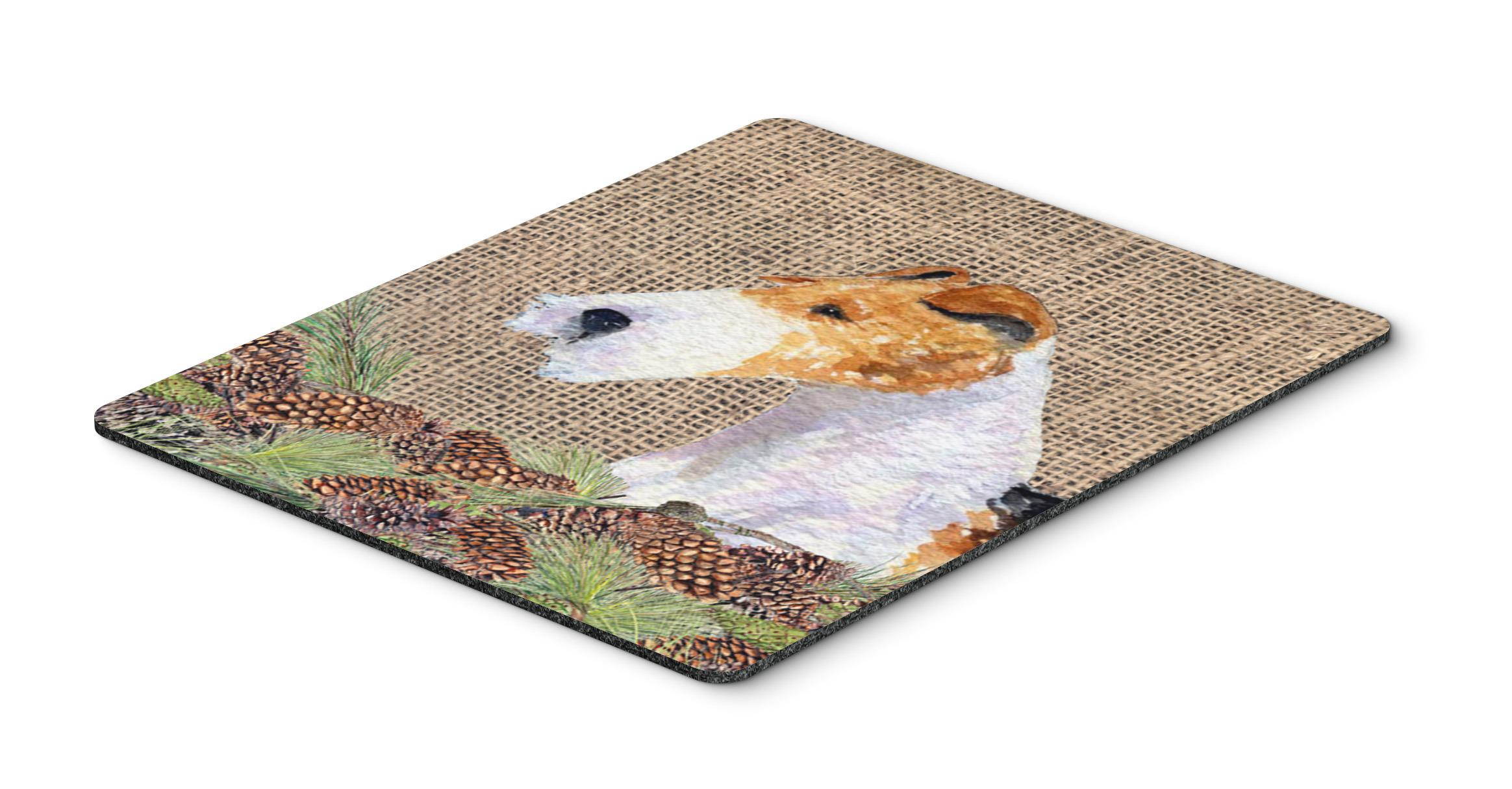 Fox Terrier Mouse Pad, Hot Pad or Trivet