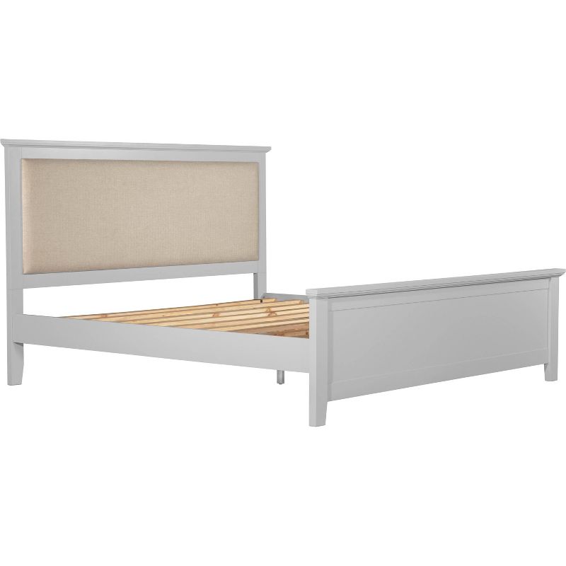 King Westport Wood Platform Bed Frame Gray - Finch