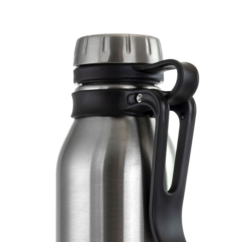 John Deere 25.5 Ounce Stainless Steel Thermal Bottle with Cap and Carry Loop