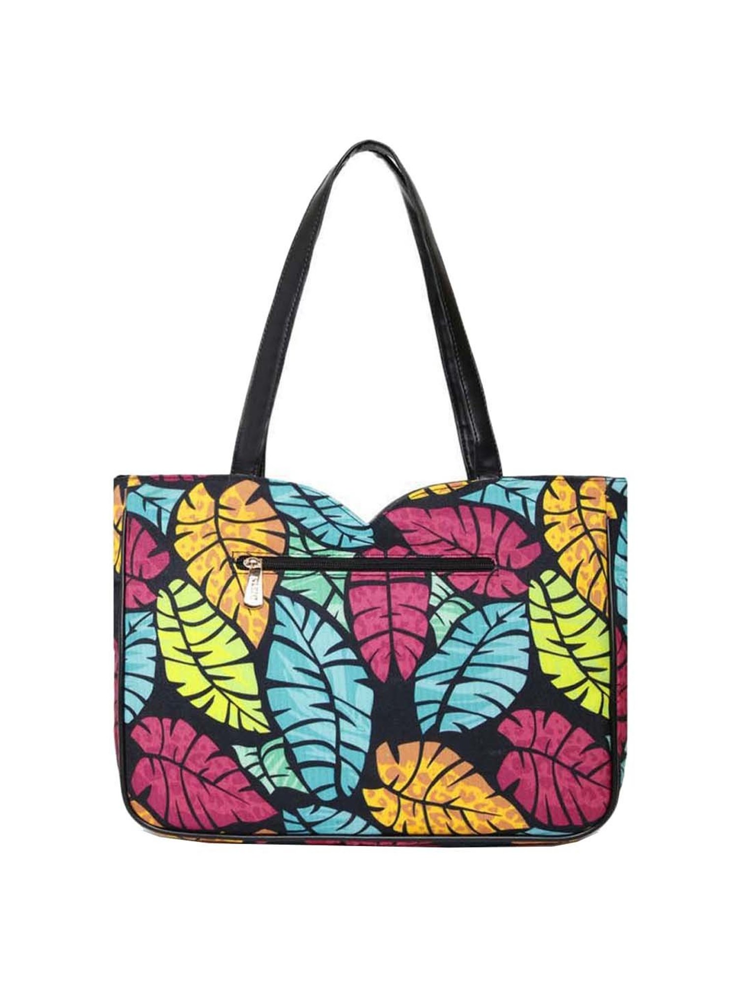 KLEIO Multicolor Printed Medium Tote Handbag