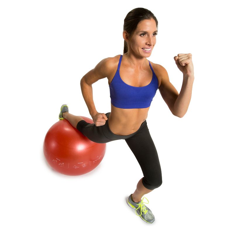 GoFit Pro Stability Ball - Red (65cm)