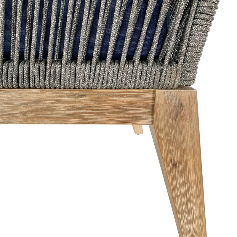 4pc Outdoor Conversation Set with Cushions - Navy - TK Classics