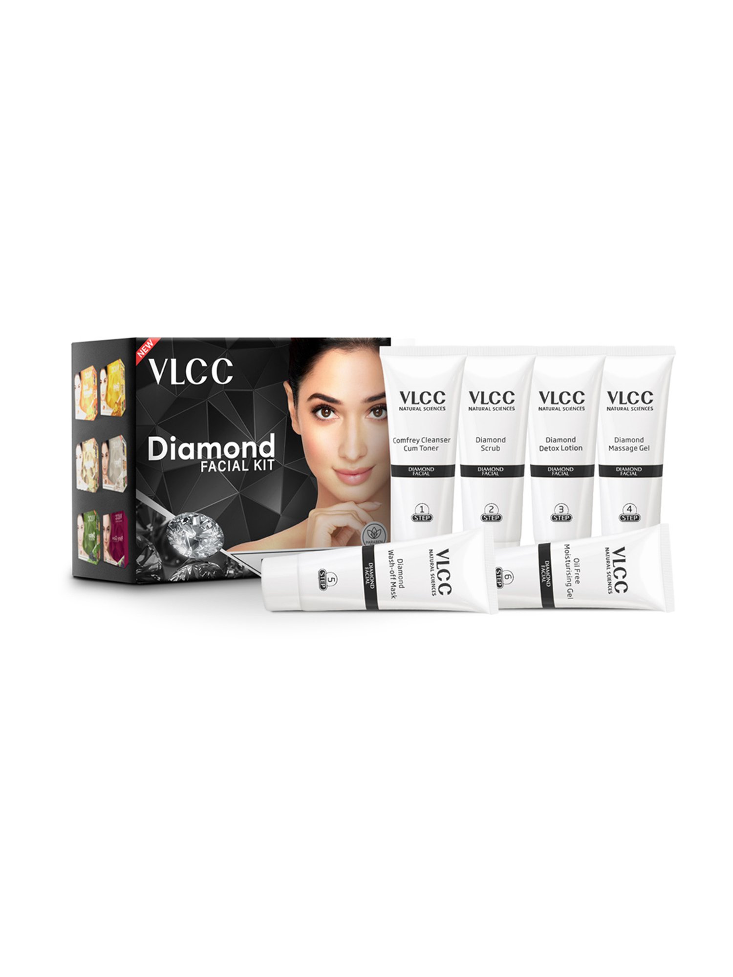 VLCC Gold and Diamond Facial Kit Combo
