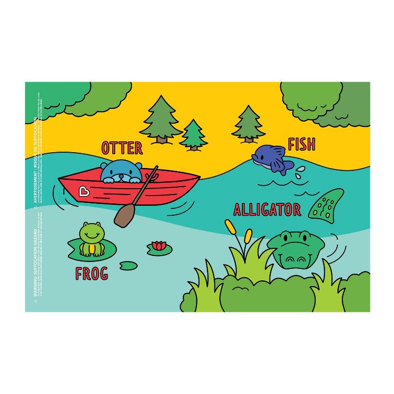 Munchkin Story Mat BPA Free Disposable Placemats For Kids' - 18ct