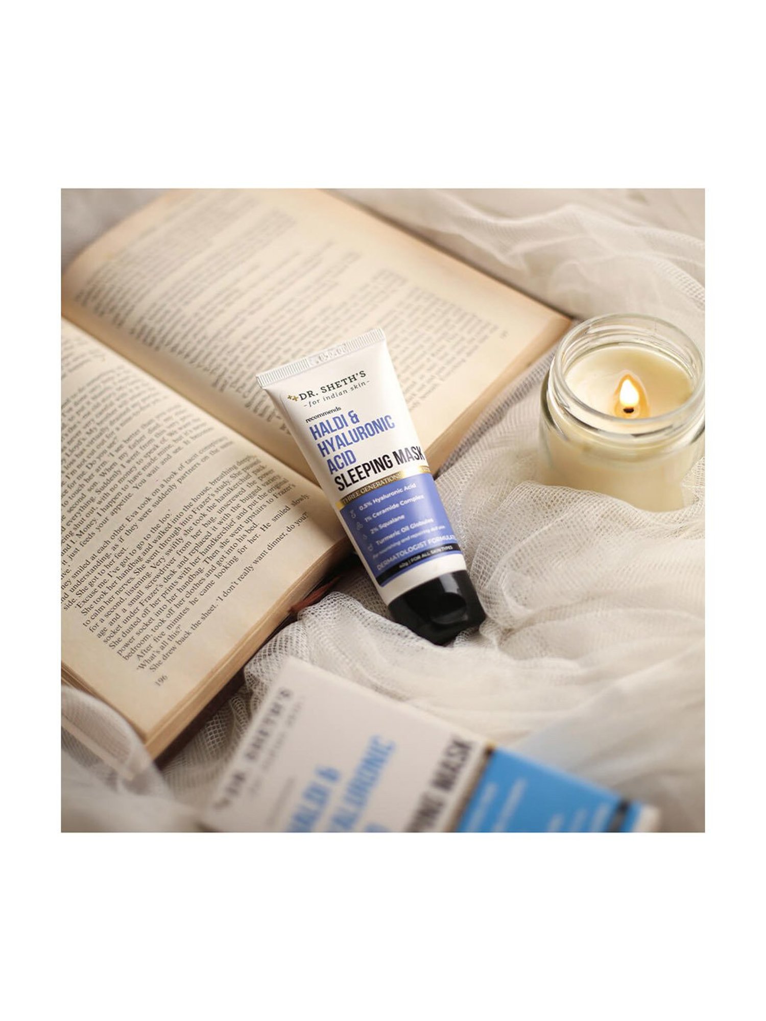 Dr. Sheth's Haldi & Hyaluronic Acid Sleeping Mask - 40 gm